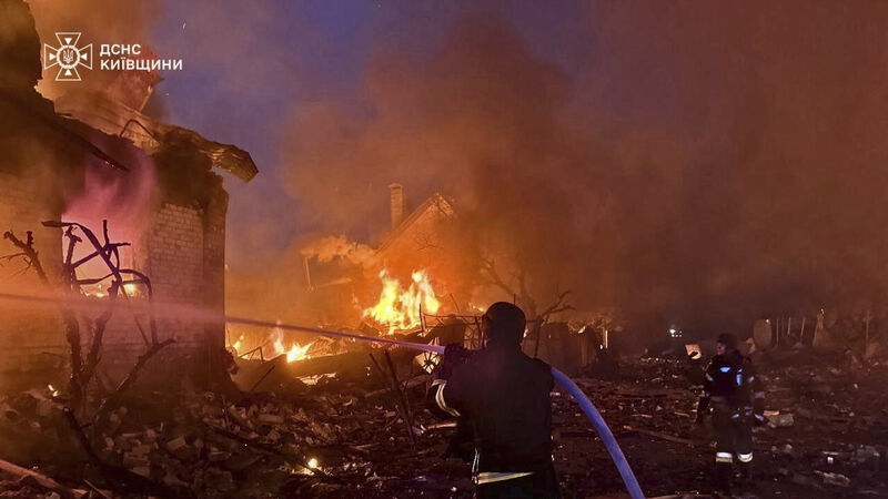 At least 12 killed in massive Russian drone-and-missile attack on Ukraine