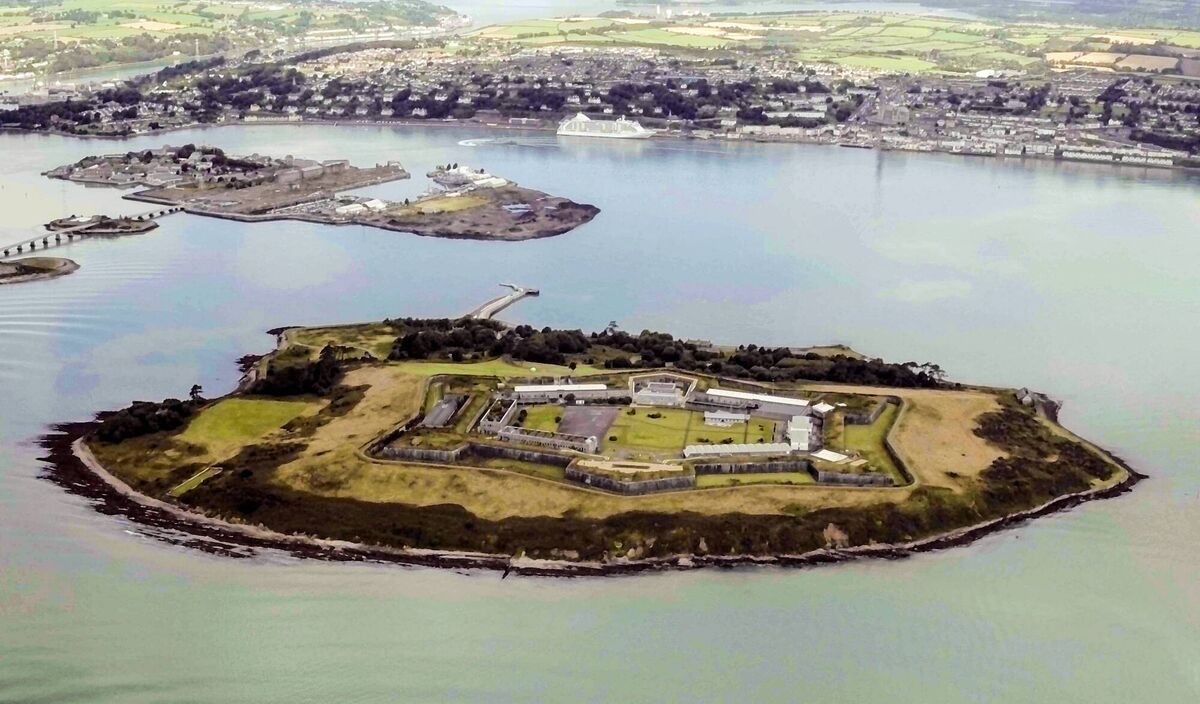 Aerial view of Spike Island. Picture: John Crotty, Spike Island Manager. Aerial view of Spike Island. Picture: John Crotty, Spike Island Manager.