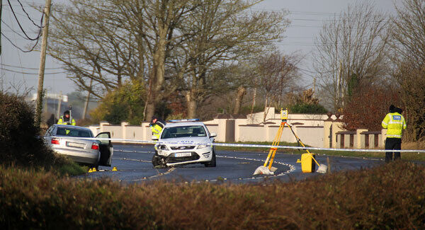 The scene of the crash this morning. Pic: Hany Marzouk