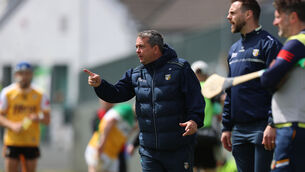 <p>PROUD: Antrim manager Davy Fitzgerald is proud of his side after their battle with Offaly. Pic: ©INPHO/Leah Scholes</p>