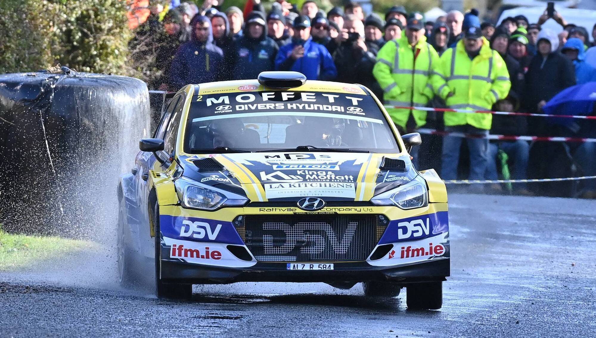 Reigning champions Josh Moffett and Andy Hayes claim victory at Cavan Rally