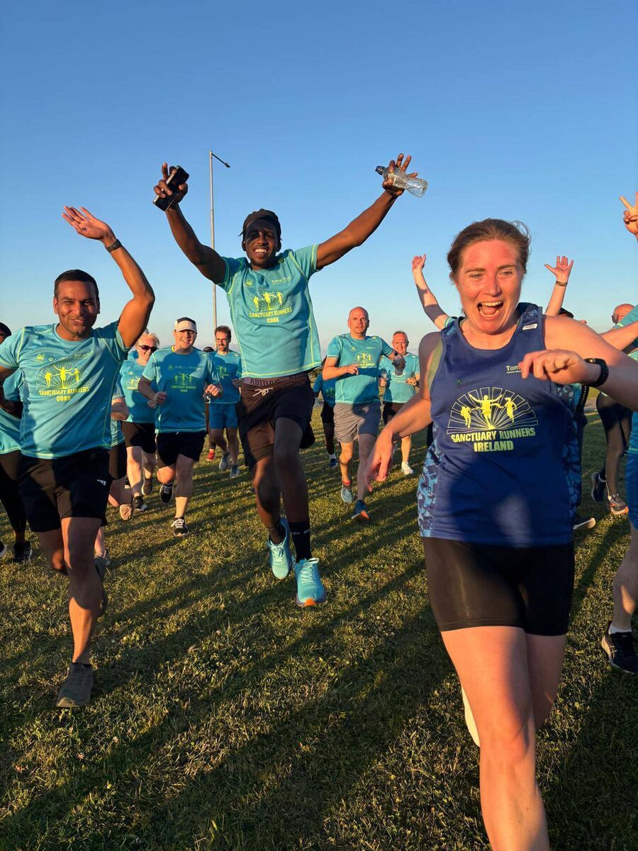Sanctuary Runners, now a registered charity, has welcomed some 35,000 people to events since it first began on Leeside in 2018 and has 42 groups operating across Ireland. Sanctuary Runners, now a registered charity, has welcomed some 35,000 people to events since it first began on Leeside in 2018 and has 42 groups operating across Ireland.