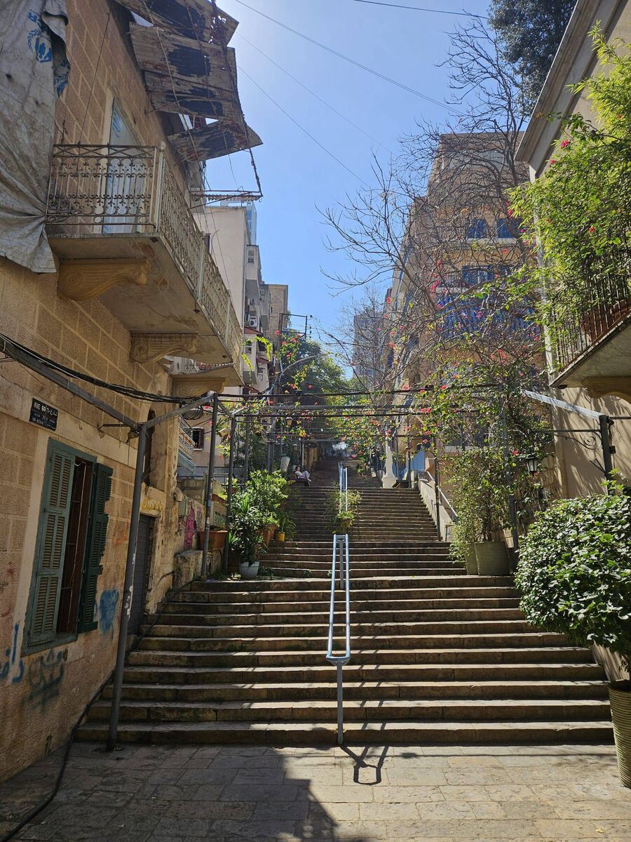 I finished each session with the dreaded San Nicholas steps in Gemmayzee. All 199 of them, each one a penance.