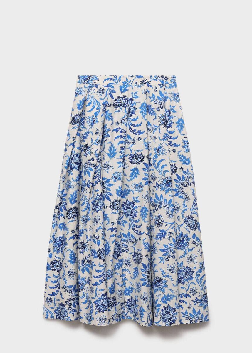Fashion Floral midi skirt, €49.99, Mango.