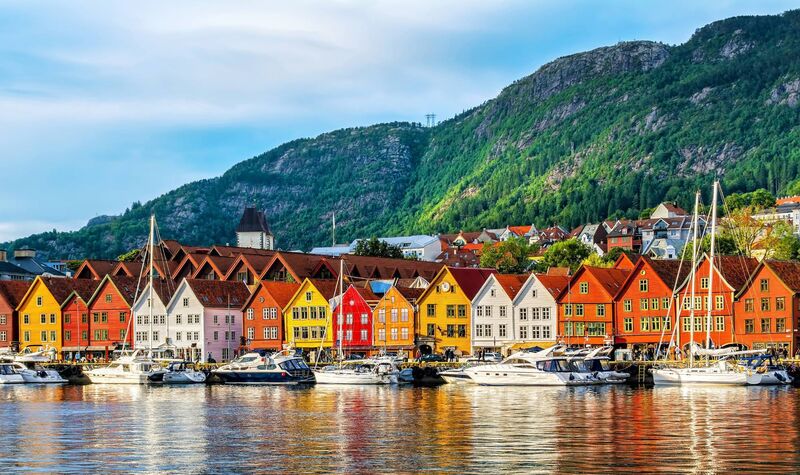 Experience the cinematic beauty of Norway's landscapes by luxury cruise including Sognefjordan and Bergen, the city of the Seven Mountains