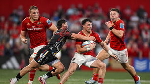 <p>Calvin Nash believes his performance against La Rochelle in the Champions Cup was one of his best ever for Munster but feels he has not hit the same heights since that game. Pic: Brendan Moran/Sportsfile</p>