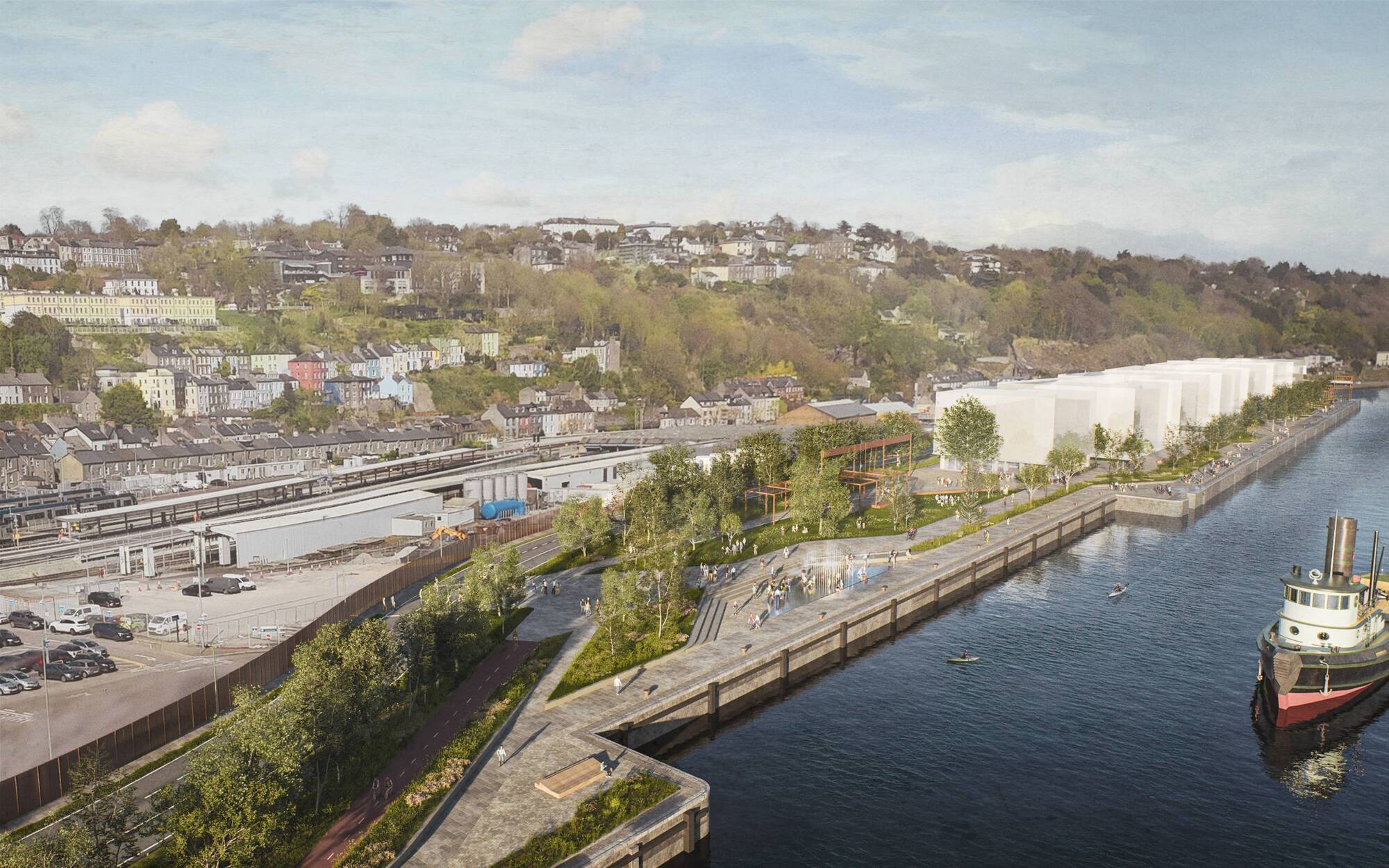 Cork City Council has unveiled plans for a multi-million regeneration of Cork's north docklands, to create a new northern gateway to the city. 