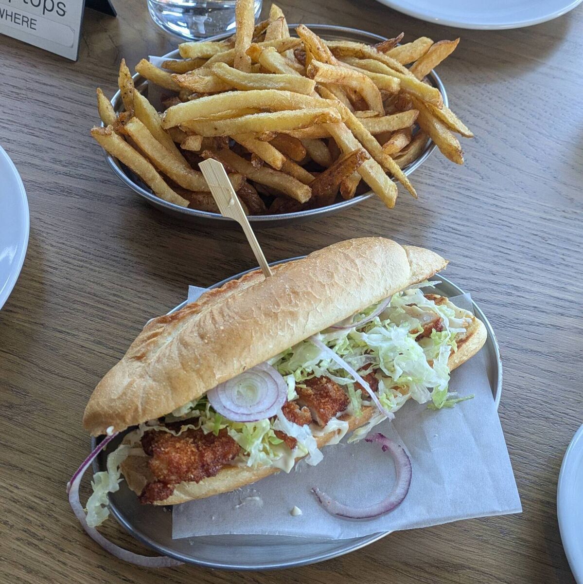 Chicken fillet roll at Inis Chicken fillet roll at Inis