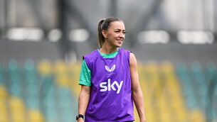 <p>NATIONS LEAGUE CLASH: Ireland’s European queen Katie McCabe could be kept in reserve during Ireland’s must-win penultimate Nations League clash in Turkey (6pm, Irish time). Pic: Stephen McCarthy/Sportsfile</p>