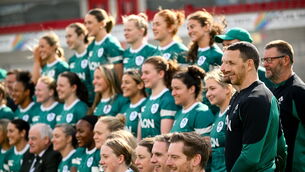 <p>PREPARATIONS SQUAD: Ireland head coach Scott Bemand has named a 37-player preparation squad for the 2025 Women's Rugby World Cup in England later this summer. Pic: Ramsey Cardy/Sportsfile</p>