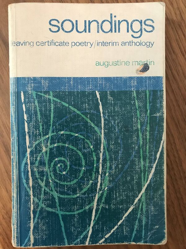 The front cover of the much-loved Soundings poetry book, which was part of the Leaving Cert English curriculum for many years. The front cover of the much-loved Soundings poetry book, which was part of the Leaving Cert English curriculum for many years.