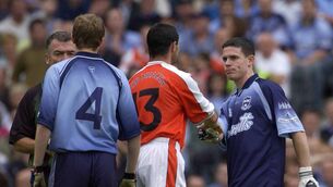 <p>22 years ago, Stephen Cluxton was sent off in an All-Ireland qualifier against Armagh. It's generally accepted that it was a major turning point in his career. Pic: Ray McManus/Sportsfile</p>