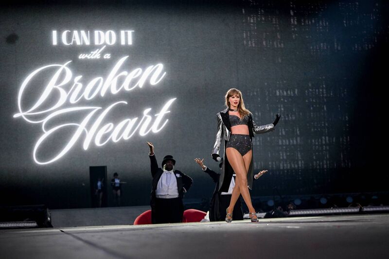 Taylor Swift performs during her Eras Tour. Picture: Charles McQuillan/TAS24/Getty Images for TAS Rights Management
