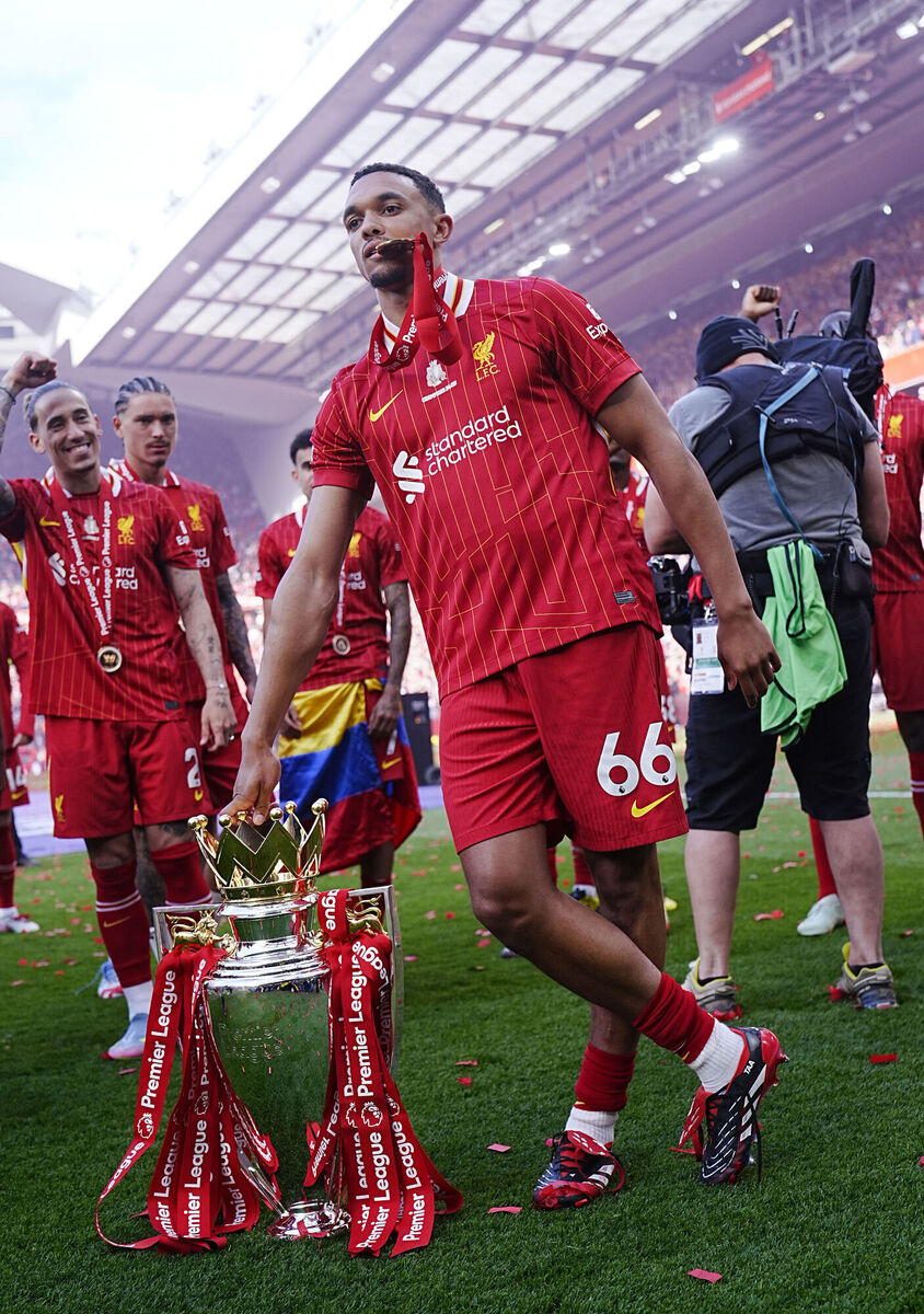 Trent Alexander-Arnold was booed by some Liverpool fans after he announced he was leaving the club this summer. File picture: Peter Byrne/PA Trent Alexander-Arnold was booed by some Liverpool fans after he announced he was leaving the club this summer. File picture: Peter Byrne/PA