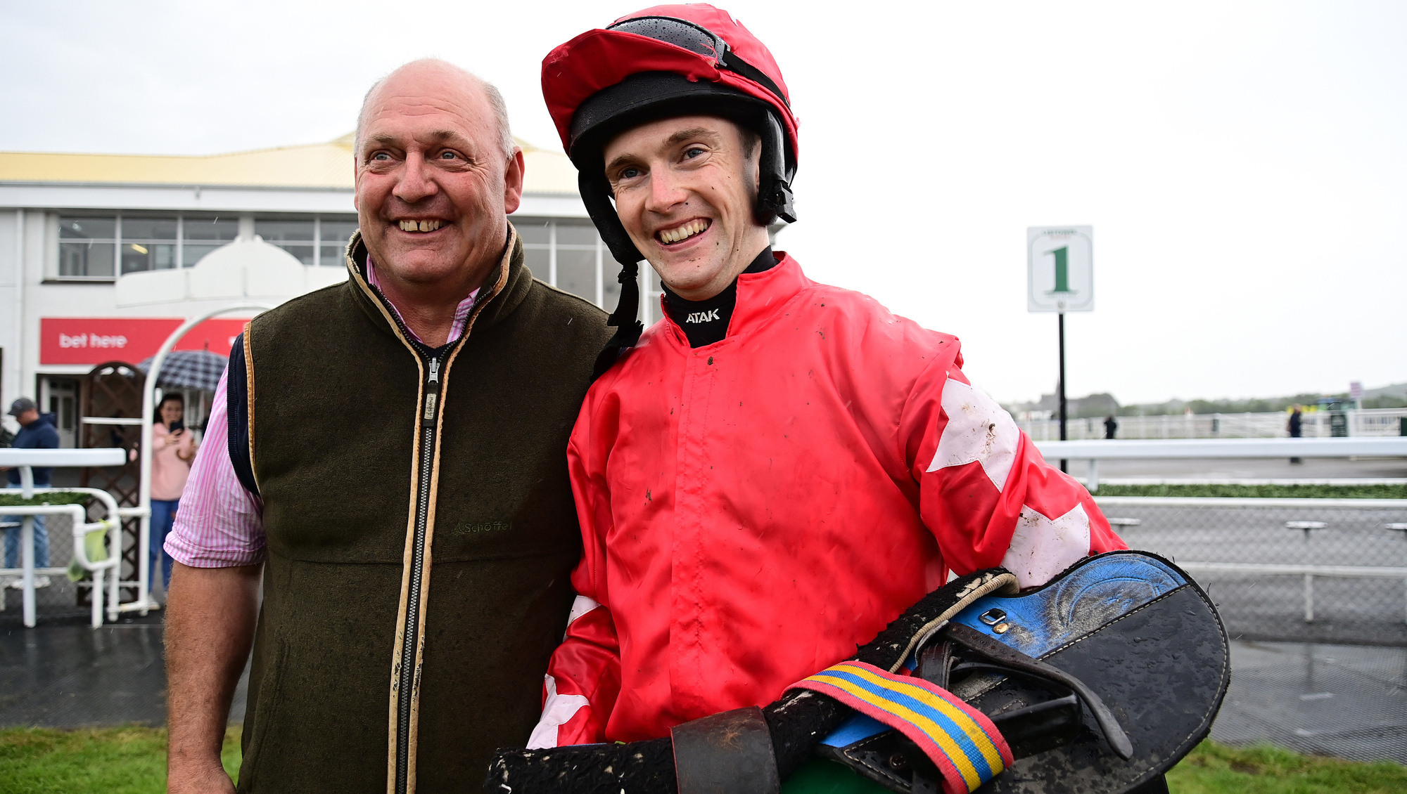 FAMILY AFFAIR: In winning the bumper in Listowel, Themanintheanorak and Alan O'Sullivan gave his trainer uncle Eugene O'Sullivan a double on the card after Bugs Moran has won the previous race in the hands of Mick Kenneally. 	Picture: Healy Racing