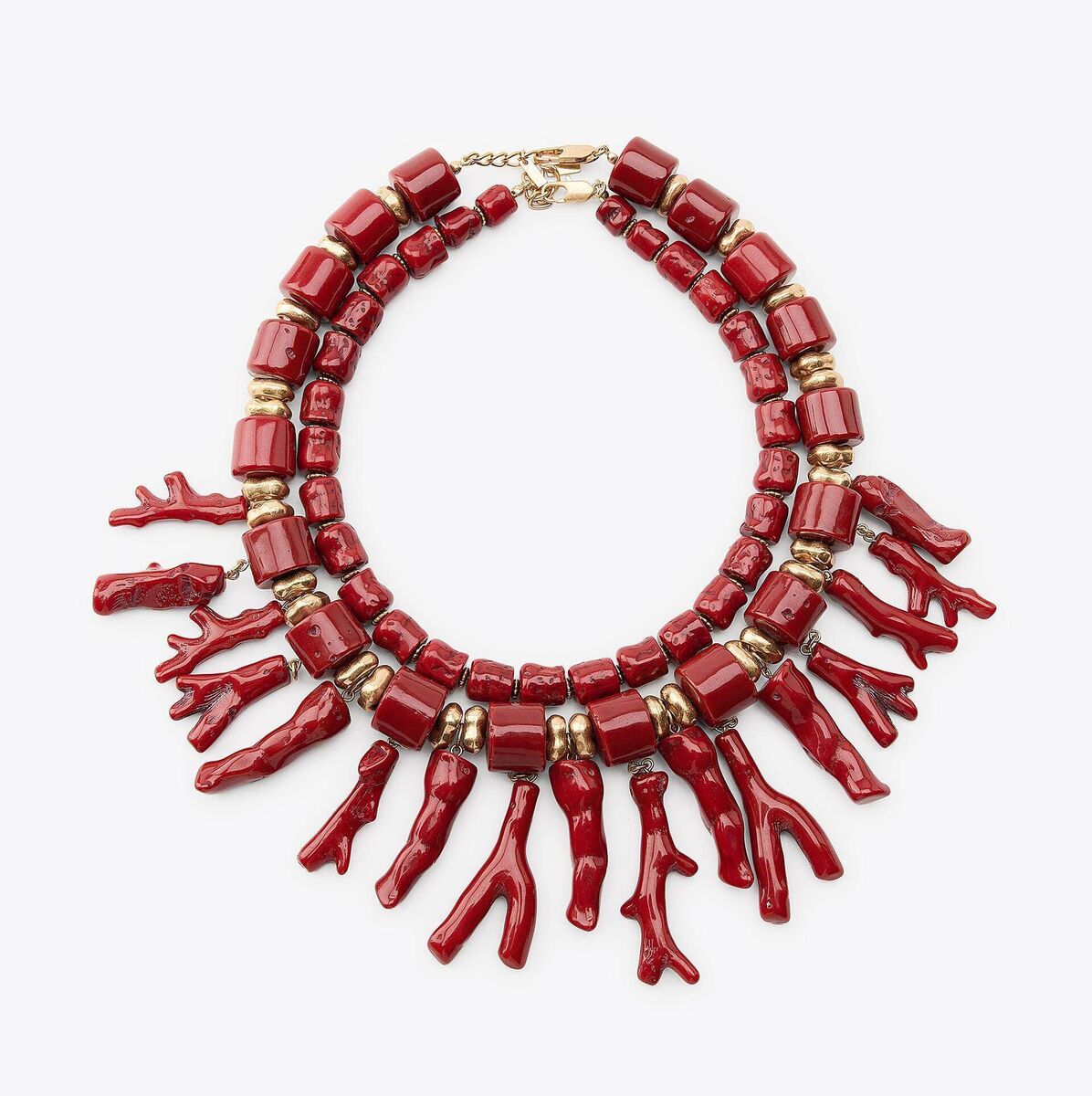 Pack of 2 coral necklaces with resin, Zara, €39.95 Pack of 2 coral necklaces with resin, Zara, €39.95