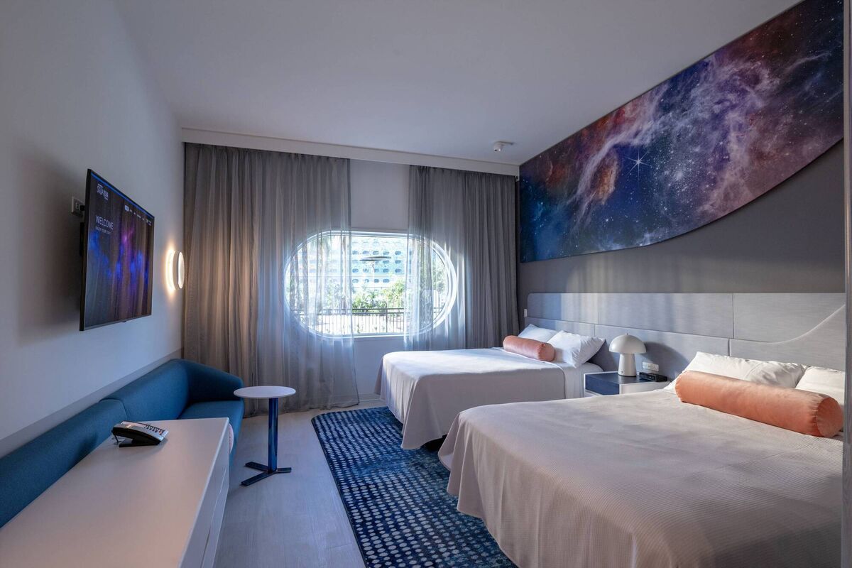 The Stella Nova resort. Picture: Universal/PA The Stella Nova resort. Picture: Universal/PA