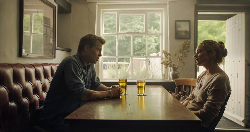 Brad Pitt and Kerry Condon in F1 (2025). Brad Pitt and Kerry Condon in F1 (2025).