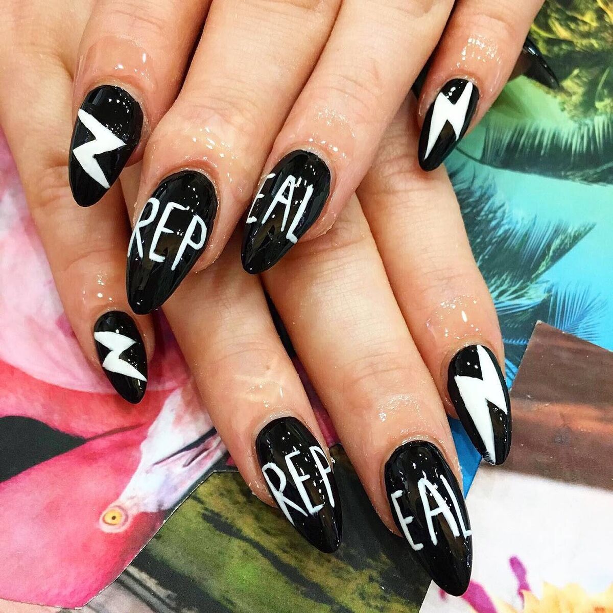 Repeal nails. Picture: Andrea Horan Repeal nails. Picture: Andrea Horan