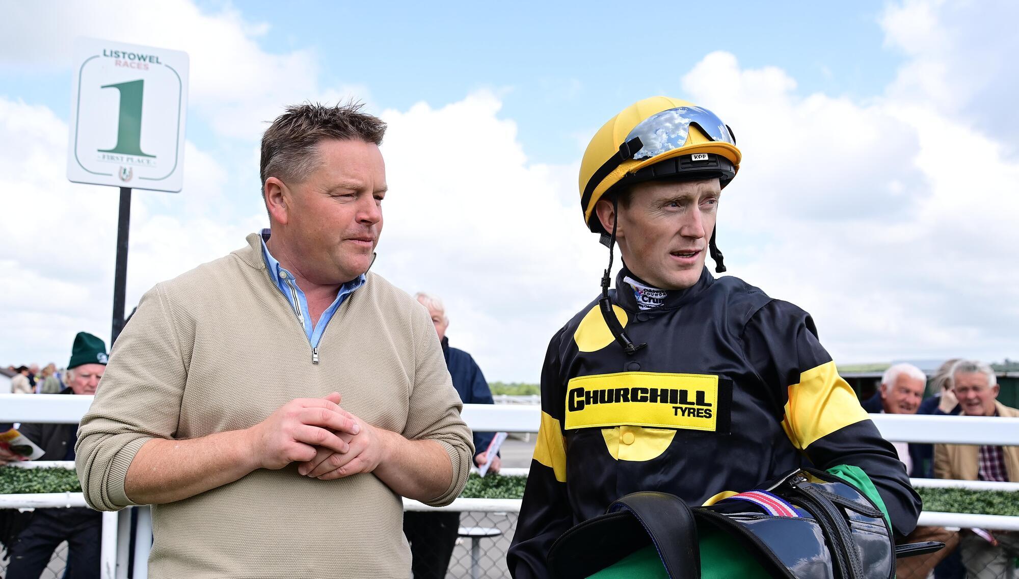 Paddy Twomey will be hoping his King Cuan can take the spoils at the Irish Stallion Farms EBF Median Auction race. File picture: Healy Racing