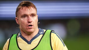 <p>END OF THE ROAD: Rory Scannell warming up before Munster's URC quarter-final defeat to Hollywoodbets Sharks at Kings Park Stadium in Durban last weekend. Pic: Shaun Roy/Sportsfile</p>