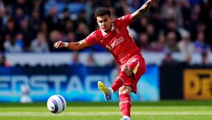 <p>Liverpool have rejected an approach by Barcelona for Luis Diaz (Mike Egerton/PA)</p>