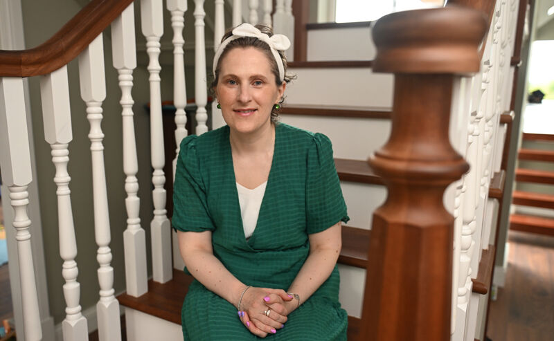 Marguerite Herlihy: 'I’m so happy for other women to get free HRT lately, but while women are getting that I am paying the €80 a month to block my oestrogen under the Drugs Payment Scheme.' Picture: Dan Linehan