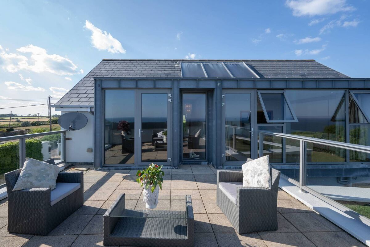 First floor terrace/balcony by main bedroom suite