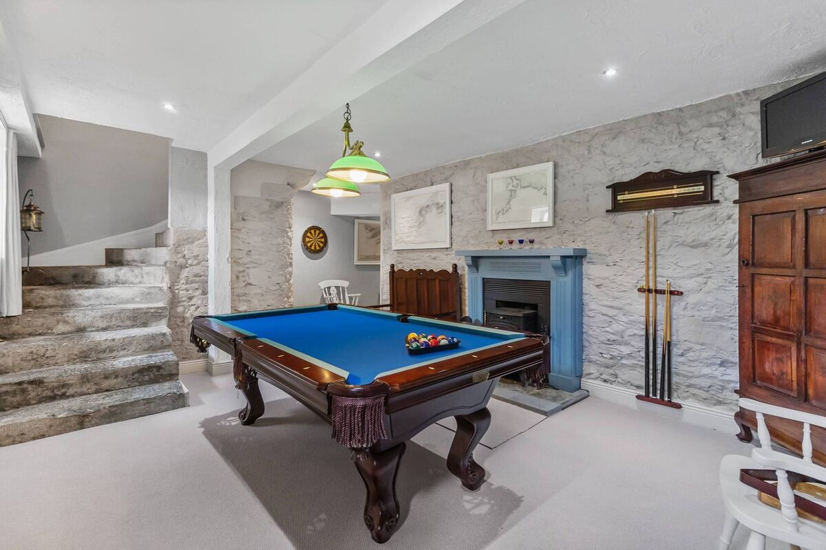 Basement games room