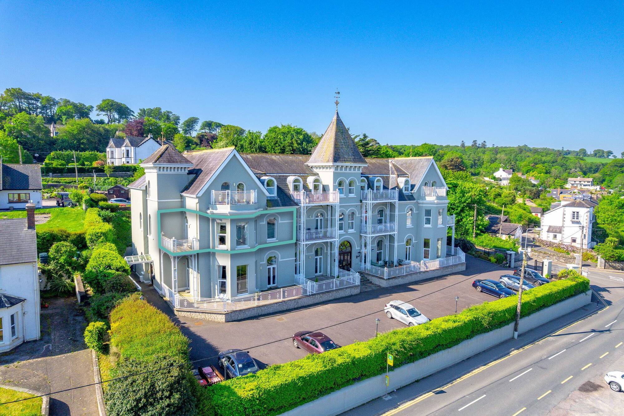 The former Grand Hotel, where apartment No 2 is up for sale 