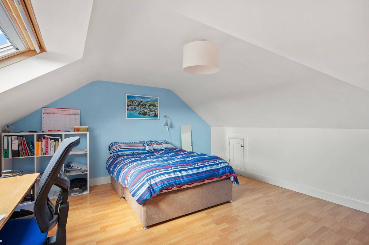 Attic room is multi-use Attic room is multi-use