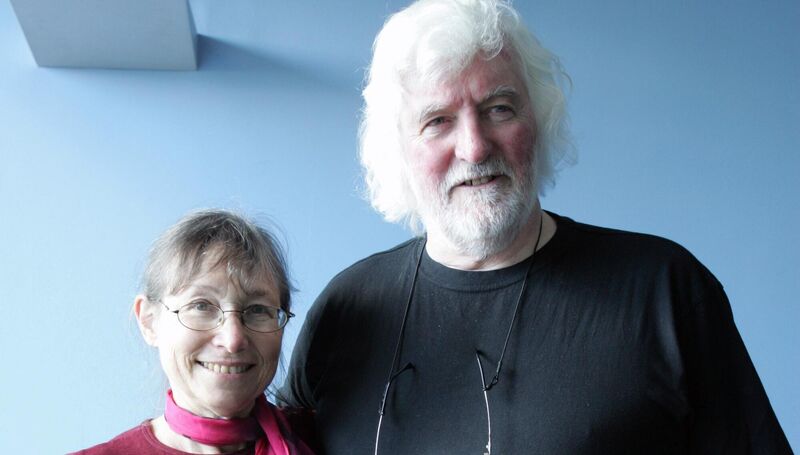 Sunny Jacobs and her partner, Peter Pringle. Picture: Leon Farrell/RollingNews.ie