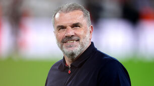 <p>END OF THE ROAD: Departing Tottenham Hotspur manager Ange Postecoglou.</p>