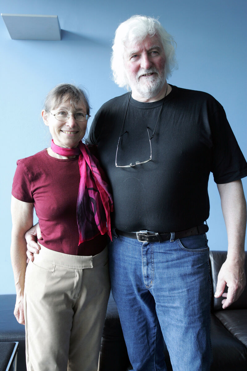 Sunny Jacobs with her late partner Peter Pringle, who spent 14 years in prison for the murder of two gardaí, before being exonerated. 