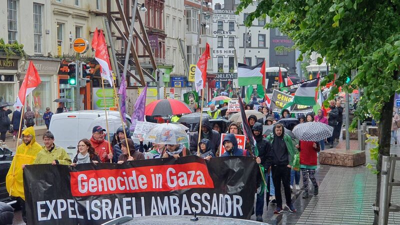 Gardaí preparing for thousands at pro-Palestinian and far-right rallies in Cork Gardaí preparing for thousands at pro-Palestinian and far-right rallies in Cork