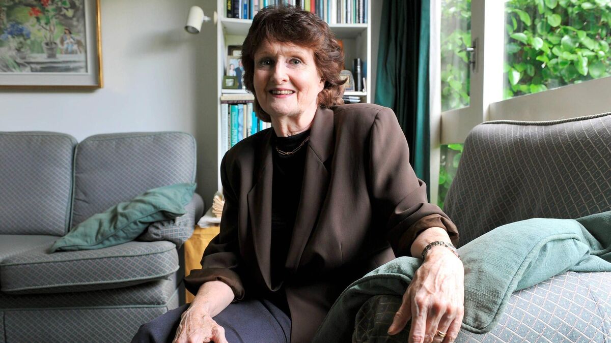 Paula Meehan describes Eavan Boland, pictured, as "a pure lyric singer". Picture: Maura Hickey.