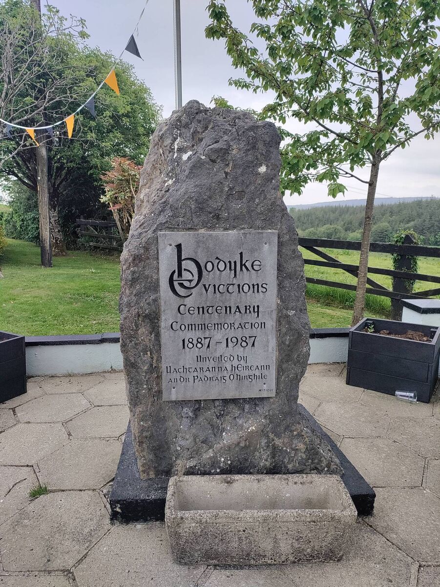 The Bodyke evictions of June 1887 are remembered in Bodyke, Co Clare, today.