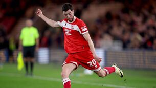 <p>
                <span _msthash="308" _msttexthash="103989652">Crystal Palace top the queue of suitors contemplating the €25m price tag for Middlesbrough's Ireland international Finn Azaz. Pic:</span>(Photo by Ed Sykes/Getty Images)</p>