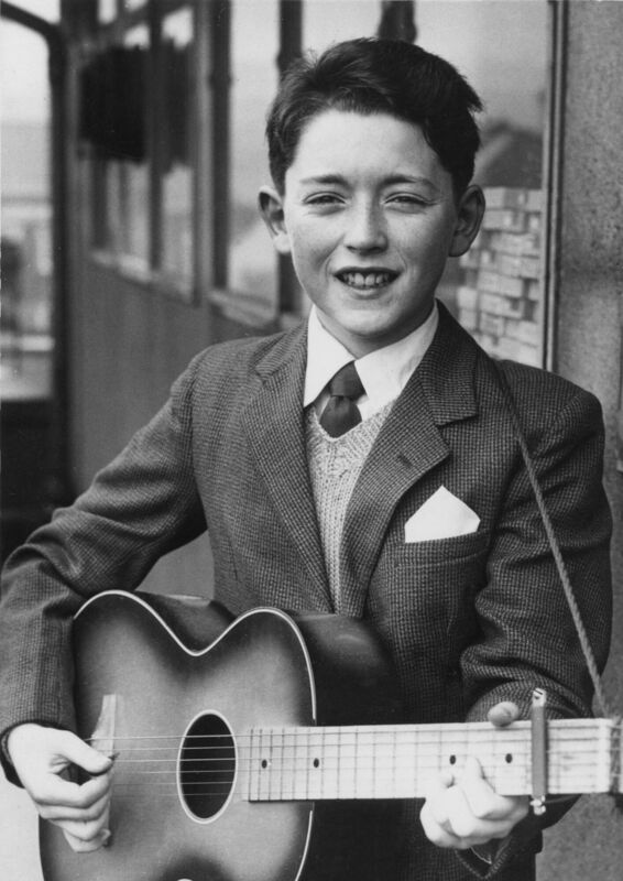 Rory Gallagher on the roof of the Irish Examiner building on Academy Street in 1961. Picture: Irish Examiner Archive