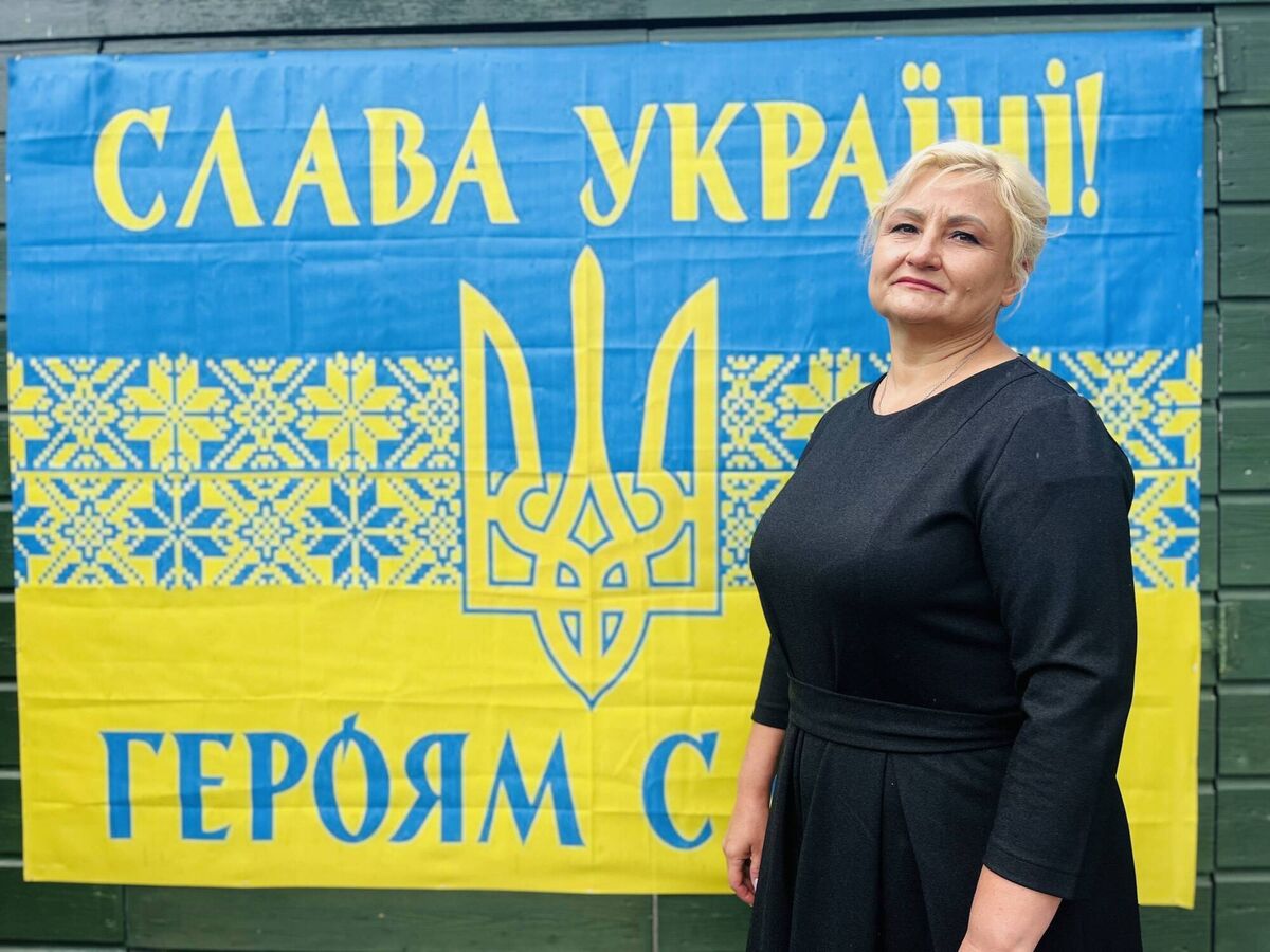 Natalia Fomina from Kyiv at the 'We Stand With Ukraine' event in Sherkin House Ukrainian Centre to commemorate those who passed away in the war. Picture: Sorcha Sweeney Natalia Fomina from Kyiv at the 'We Stand With Ukraine' event in Sherkin House Ukrainian Centre to commemorate those who passed away in the war. Picture: Sorcha Sweeney