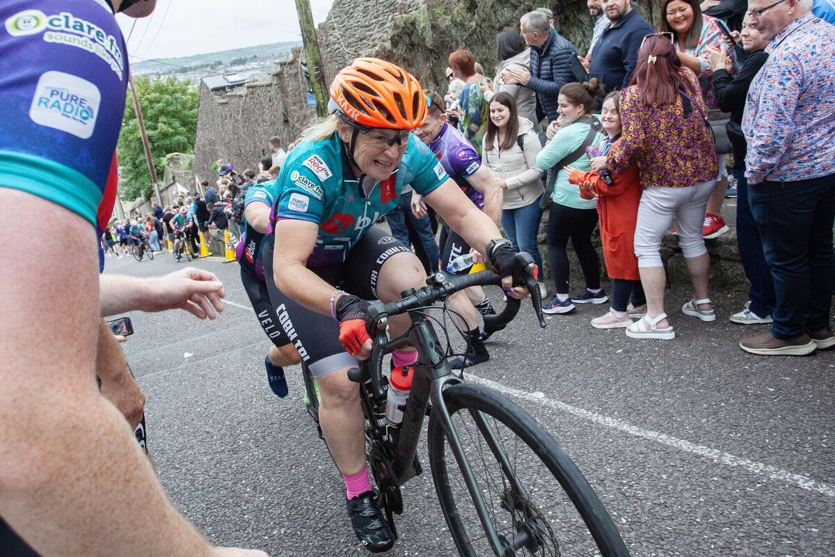 A participant in the 2024 Tour de Munster. A participant in the 2024 Tour de Munster.