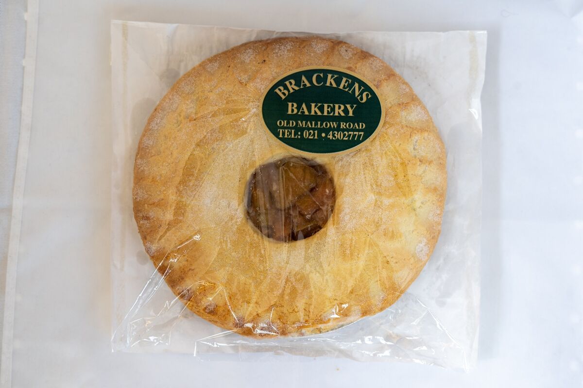 Brackens Bakery rhubarb tart 800g €8 Brackens Bakery rhubarb tart 800g €8