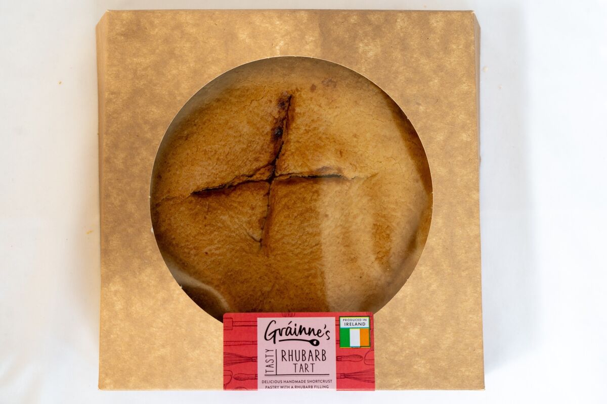 Aldi Gráinne’s rhubarb tart 600g €3.19 Aldi Gráinne’s rhubarb tart 600g €3.19