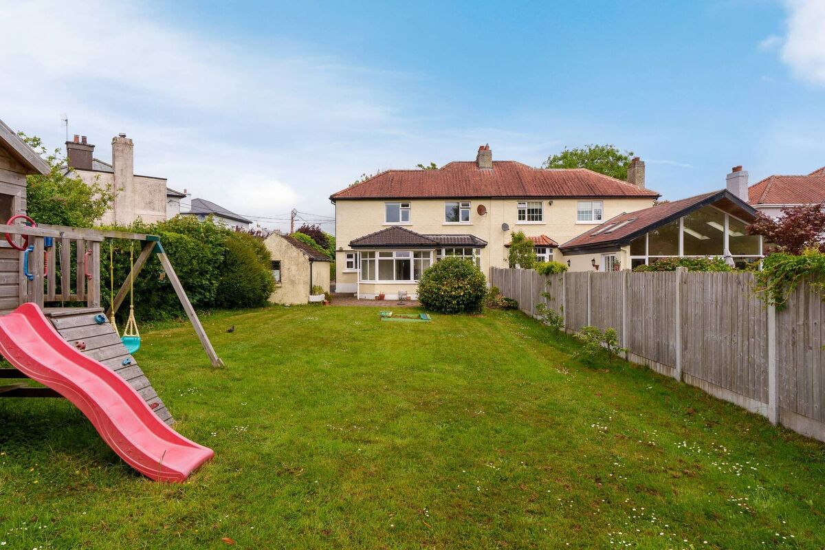 Rear view of Glendhu in  Menloe Gardens