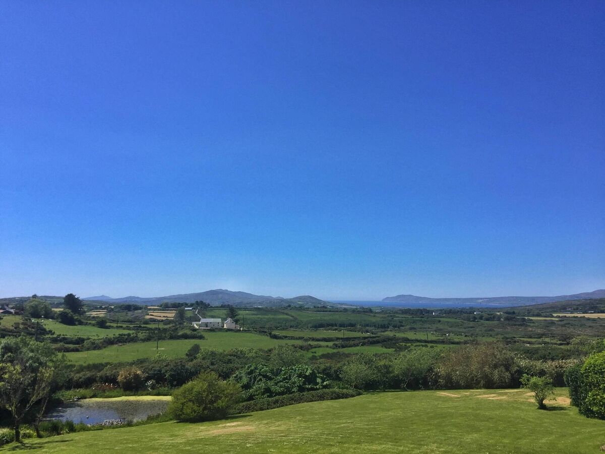 Blue sky thinking at Four Blues, above Schull