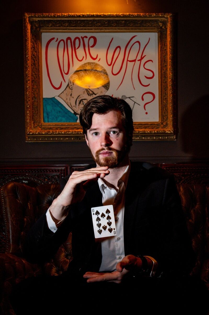 Magician and illusionist Zac Coveney: “When I was 11 or 12, I saw David Blaine on TV and at the time I had a massive interest in science and that sort of stuff and I loved knowing how things worked,” he says. Picture Chani Anderson Magician and illusionist Zac Coveney: “When I was 11 or 12, I saw David Blaine on TV and at the time I had a massive interest in science and that sort of stuff and I loved knowing how things worked,” he says. Picture Chani Anderson