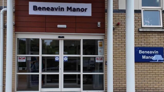 <p>Beneavin Manor nursing home in Glasnevin, one of the facilities highlighted in the RTÉ Investigates documentary, 'Inside Ireland's Nursing Homes'. Picture: RTÉ</p>