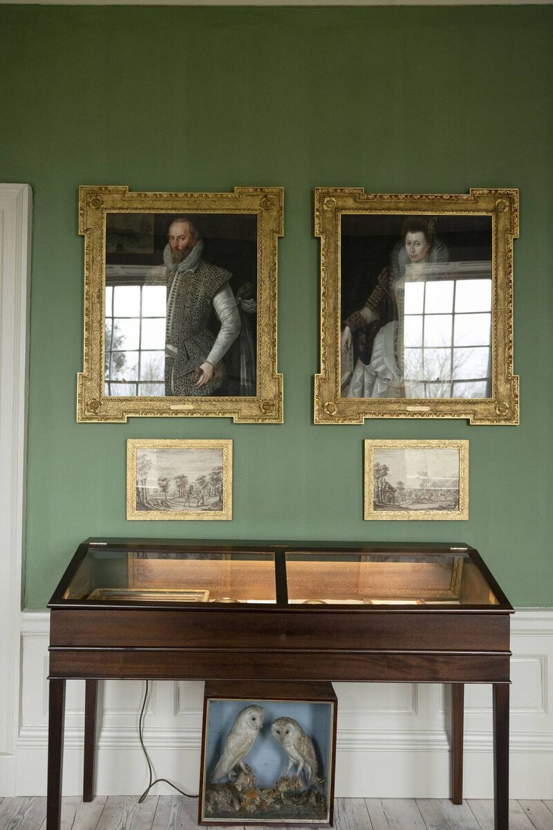 Munster Plantation Room; Walter and Elizabeth Raleigh, Doneraile House. Picture Clare Keogh