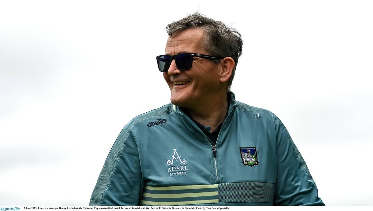 LEE-DING MAN: Limerick manager Jimmy Lee.