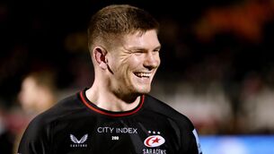 <p>HOME SWEET HOME: Owen Farrell is returning to Saracens (Ben Whitley/PA)</p>